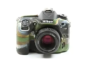 Silicon Cover for Nikon D7100/D7200 Camera Case, Professional Silicone Rubber Camera Case Cover -Camouflage