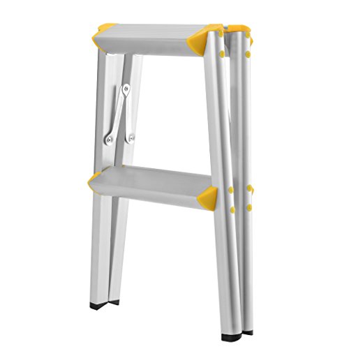 Anchheer Trittleiter, beidseitig begehbar, 2×2 Stufen, 150kg Traglast - 4