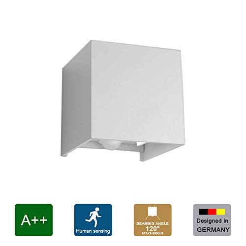 Klighten 12w Cube Moderne Wandleuchte Wandlampe Bewegungsmelder