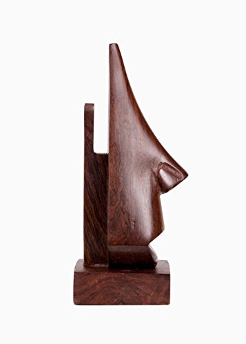 Store Indya, Nase geformt Palisander Spectacle Brille-Rahmen-Lese Sunglass Halter Stand - 4