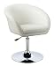 Produktbild Kronenburg Barhocker "Lounge" - 360° drehbar und höhenverstellbar in Weiß - Farbwahl