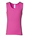 Girls 1x1 Rib Tank Top, Color: Berry, Size: Medium (US)