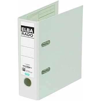 DIN A5 Ordner Weiß - 80mm Rückenbreite Mit 2er Mechanik