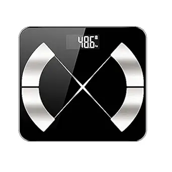 HSR Heavy Thick Tempered Glass LCD Display Digital Cross Professional Design Weight Machine, Weight Scale, Weighing Machine, Weight Loss Machine, Digital Weight Scale, Digital Weighing Scale