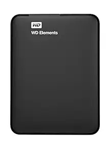 WD Elements 1TB 2.5 Inch External Hard Disk USB 3.0 Black