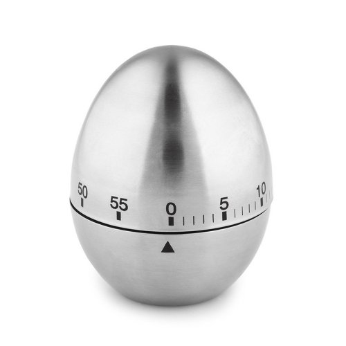 Küchentimer/Eieruhr "Ei" Edelstahl ø50x90mm