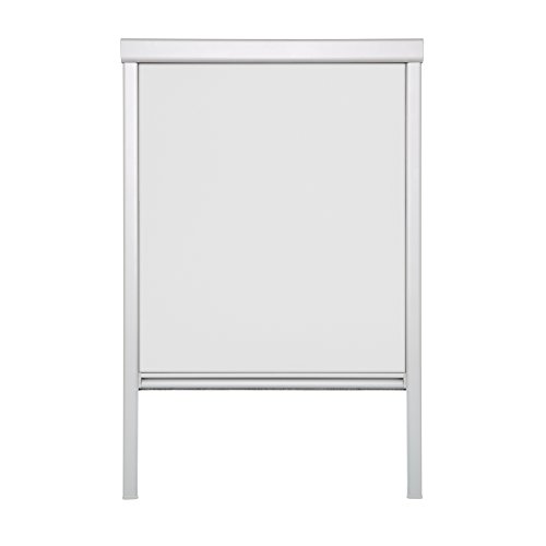 Lichtblick DRS.S06.01 Dachfensterrollo Skylight für Velux Dachfenster, Thermo, Verdunkelung - WeißŸ (S06)