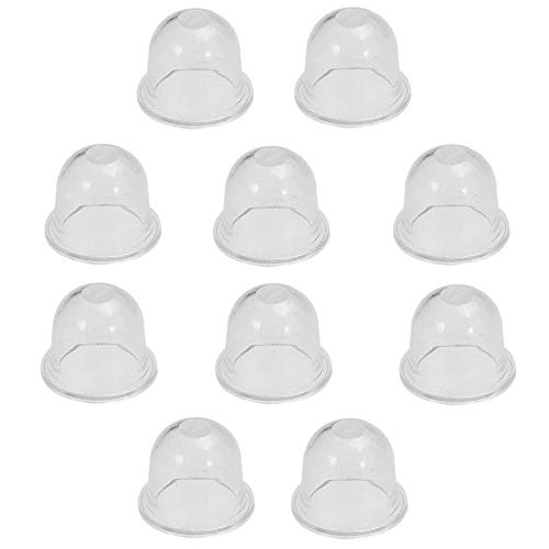 Poweka Lot de 10 Pompes d'Amorçage Base Ampoule Pour Débroussailleuse Echo 12538108660 Homelite A01195A Zama 0057003