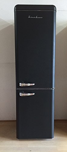 Retro / SchaubLorenz / A+ / Khl-Gefrierkombination / 249 B-CB / Breite 55cm / matt schwarz / Hhe: 181,5 cm / Breite: 54,6 cm / Tiefe: 62,6 cm