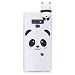 Produktbild Everainy Samsung Galaxy Note 9 Silikon Hülle Ultra Slim 3D Weiß Panda Muster Ultradünn Hüllen Handyhülle Gummi Case Galaxy Note 9 Schutzhülle Stoßfest TPU Gel Stoßstange Cover (Panda)