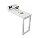 Produktbild Laptoptisch Computertisch Lapdesks Wandtisch klappbar | Kaffee Bartisch | Küche Esstisch | Büro Computer Arbeitsplatz Tisch Weiß Schreibtisch für Kleine Räume (größe : 110×105×40cm)
