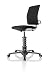 Produktbild 3Dee ergonomischer Bürostuhl/Chefsessel, Bezug: Trevira CS in Farbe schwarz, Feder: COMFORTPLUS in chrom