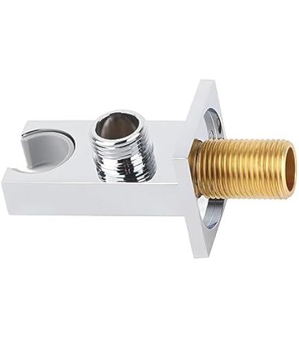 Coude Mural Pour Tuyau De Douche - Raccord G1/2" - Noir - Installation Facile Sans Outil - Protection Anti-corrosion
