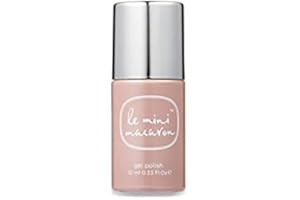 Le Mini Macaron - Vernis Semi-Permanent Spiced Chai - Vernis 3 en 1, Base Coat, Top Coat et Couleur - Séchage LED - Application Facile et Rapide - Couleur Beige Épicé, Flacon 8.5ml