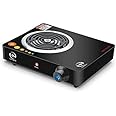 HM Hot Plate Radiant Cooktop Powder Coated Manual Electric Induction Cooktop Stove Chula With 1 Burner (1 Year Warranty) (Black Burner 2000 Watts)