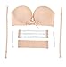 Produktbild Damen Trägerloser BH, Silikon Unsichtbarer BH Push Up BH Ohne Träger Rückenfrei Klebe Ohne Träger Silikon Trägerloser für Rückenfreies Kleid Abendkleide TWBB