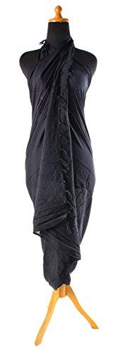 Beste Auswahl Großer Premium Sarong Pareo Wickelrock Strandtuch Schal Handtuch Wickelrock - 2