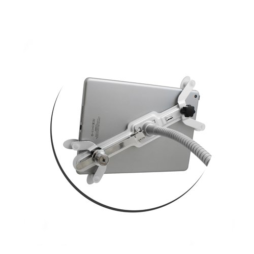 System-S abschließbarer Anti-Diebstahl, Schwanenhals, Wand Halterung, Showroom Halter mit Sicherheitsschloss für Tablet PC (10″-12,6″ Zoll) - 5