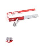 porte fusible 5x20mm vertical Voltaje: 250 VAC Fusible 10 x, 10A rápido 250 Vac vidrio, 5 x 20 mm