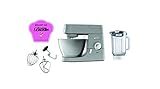 Kenwood Chef KVC 3110S – Küchenmaschine, 4,6 l Edelstahl-Rührschüssel & 1,5 l Acryl-Mixaufsatz, multifunktionaler Küchenhelfer, 1000 W, inkl. 3-teiligem Patisserie-Set, silber Kenwood Chef KVC 3110S – Küchenmaschine, 4,6 l Edelstahl-Rührschüssel & 1,5 l Acryl-Mixaufsatz, multifunktionaler Küchenhelfer, 1000 W, inkl. 3-teiligem Patisserie-Set, silber