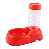 ** El agua para mascotas está hecha de plástico de grado alimenticio, segura, no tóxica, respetuosa con el medio ambiente, y hay botones ANTI-GRIP en la parte inferior para garantizar que no se drenen, elija un dispensador de alimentos con buena comida y mascotas cachorros.