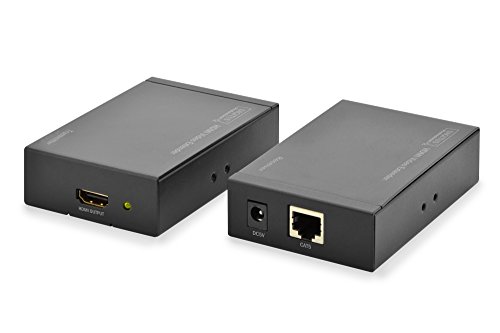 DIGITUS HDMI Video Extender über Cat5, bis zu 50 m (CAT5 / CAT6), unterstützt 3D Auflösung bis 1080p, schwarz - 2