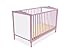 Grapi Anett Classic Cot Bed Flat Rods (Soft Pink)