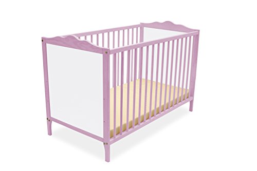 Grapi Anett Classic Cot Bed Flat Rods (Soft Pink)