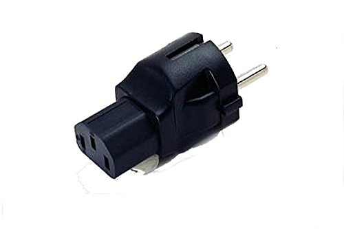 Stromadadapter, Schuko Stecker an Kaltgeräte Buchse