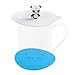 Produktbild Silikon Trinken Bierdeckel Tasse Matte Cover Deckel Cute Panda Untersetzer Matten Gummi Faces für Wein Glas Tee Home Geschenkidee Lebensmittelqualität New Anti Dust Cover Kaffee Becher Saugnapf Dichtung Deckel Gap Getränke Tee Tasse