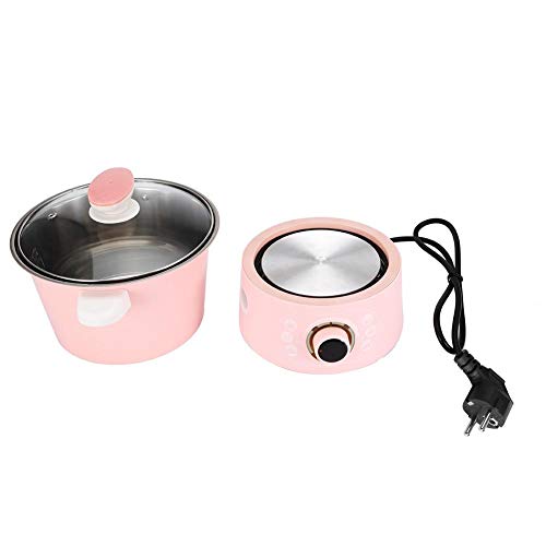 Multi cuiseur électrique mini portable pliable électrique poêle à vapeur Saute autocuiseur électrique cuisson cuisson bouilloire pour soupe bouillie riz cuit à la vapeur, 25 x 20 x 19cm