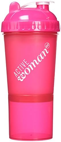 Active Woman Super Multi Shaker (750ml). Includes Compartments For Additional Supplements