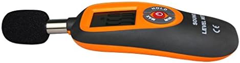 Homyl LCD Digital Mini Sound Level Reader Meter 30-130 Decibels Noise Measurement, MAX /MIN Hold, Auto Backlight Display