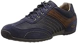 camel active herren sandalen 5-Loch-Schnürung camel active Herren Space 36 Sneaker, Blau (Midnight/Tobacco 2), 43 EU