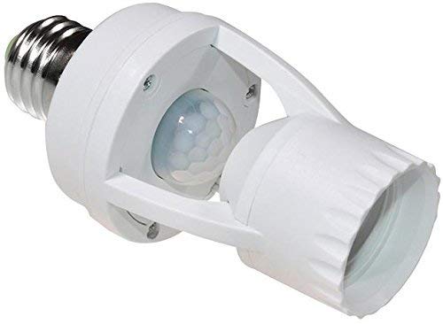 Maclean - Energy mce24 - portalámparas con Sensor de Movimiento 360°