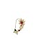 Orniza Dark Pink Brass Polki Stones Maharashtrian Nose Ring For Women RS.245.00