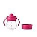 OXO Tot Hard Spout Sippy Cup Set, Raspberry, 175ml