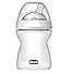 Chicco Natural Feeling PP Feeding Bottle Silicone Teat 250ml Angled End Medium STREAM 2 Months +