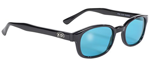 auténticas gafas de sol KD's turquesa 2129 - bikers