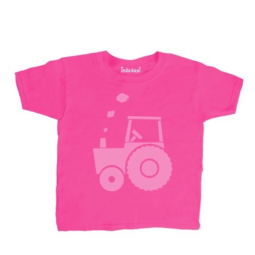 Inda-Bayi Baby-Toddler Heavy Cotton T Shirt - tractor