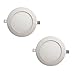 Mazda LED Panel 3W Ceiling Light (Pack of 2, White, Round) RS.293.00