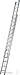 Produktbild ILLER-LEITER Geis&Knoblauch Sprossenschiebeleiter Ind. 6716 2-t. m.Seilzug 2x16 Sprossenleiter 4039665001837