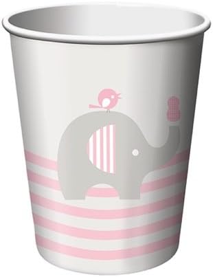 Little Peanut Girl Baby Shower Cup. Pack of 8. 256ml