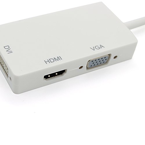 Thunderbolt / mini dp zu HDMI / DVI-D / VGA weiblicher Adapter - 4