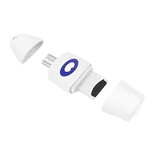 BUTEFO OTG TF Kartenleser arbeitet für Samsung Galaxy S6 / S6 Edge / Edge+, Note 5, Note 4 / Edge, Nexus 6, HTC M9, Xperia Z3 / Z2, Moto X und mehr Android-Handys, Tablets (Blau) - 3