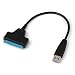 Produktbild Super Speed USB 3.0 zu SATA 22 Pin 2,5-Zoll-Festplattenlaufwerk SSD-Adapter-Kabel-Konverter