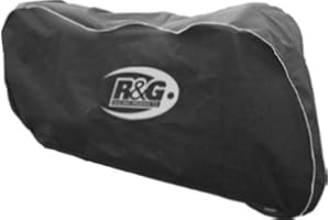 ALL MANUFACTURERS R&G RACING MOTORCYCLE INDOOR BIKE COVER PROTECTOR ONE SIZE ELASTICATED SOFT BLACK