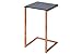 Produktbild DuNord Design Beistelltisch Couchtisch COMFORT HIGH 60cm anthrazit kupfer Design Ablage Tisch