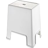 Geseus Large Size Bath Stool Multi-purpose Stool-White