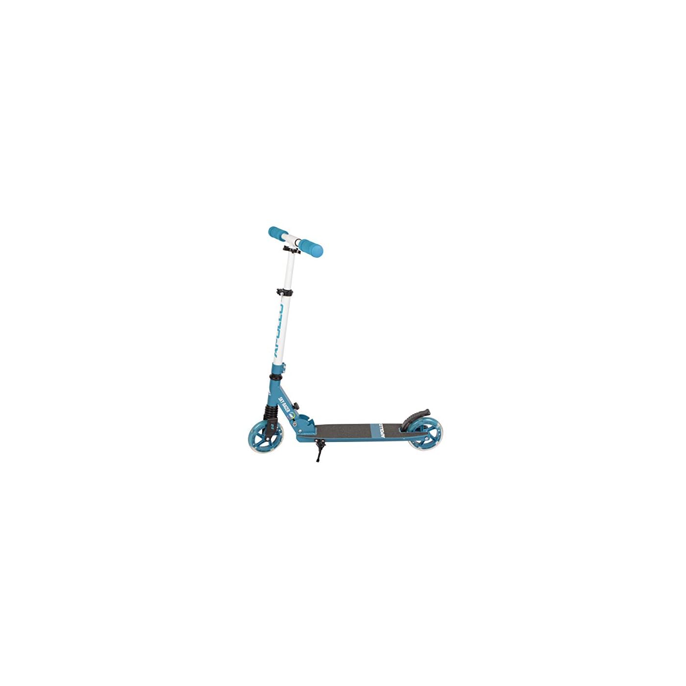 Apollo Scooter LED Skyracer mit Led Wheels 145mm City Scooter mit Federung, CityRoller